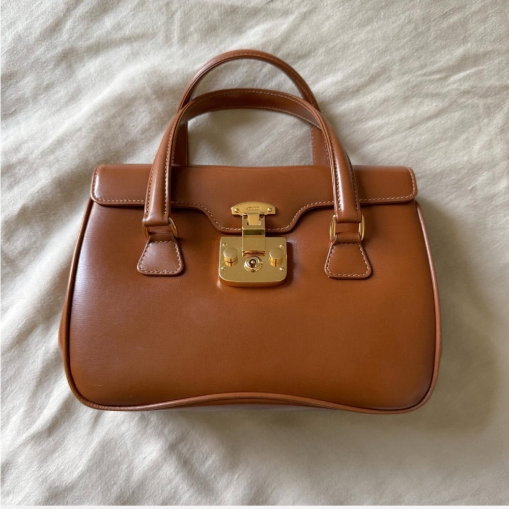 Vintage Gucci Bag - beautiful Carmel brown colour
